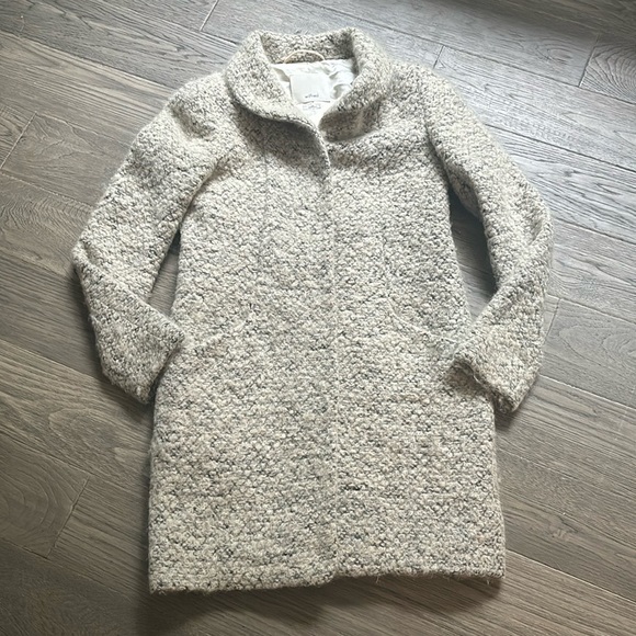 Wilfred Textured Cream Coat - Picture 2 of 16